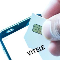 Gần cận một chiếc thẻ data Viettel được cắm vào điện thoại di động.